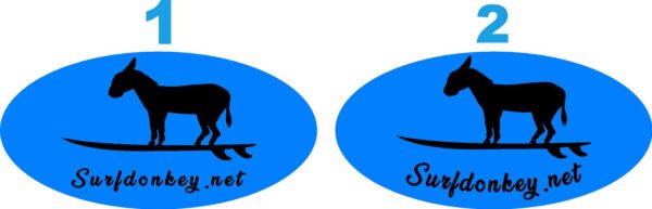 Surfdonkey sticker logo