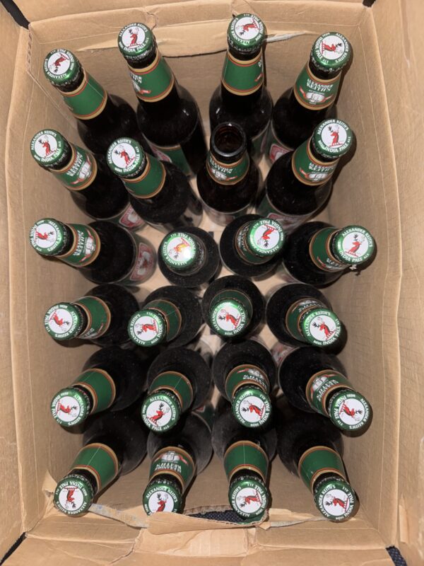 25 year old case beer 24 case collectable free shipping sold